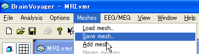 Save mesh
