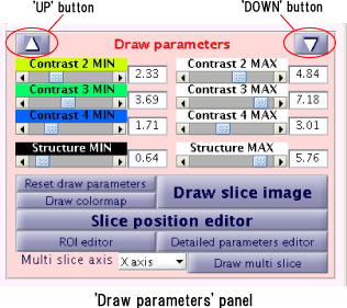 'Draw parameters' panel